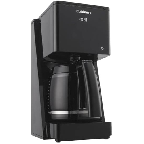 Left View: Cuisinart - T Series 14-Cup Coffee Maker with Water Filtration - Black