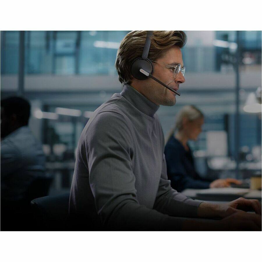 Alt View 1. Yealink - Yealink WH64 Headset - Microsoft Teams Certification - Stereo - Wireless - Bluetooth/DECT - 492.1 ft - 20 Hz to 20 kHz - Black.