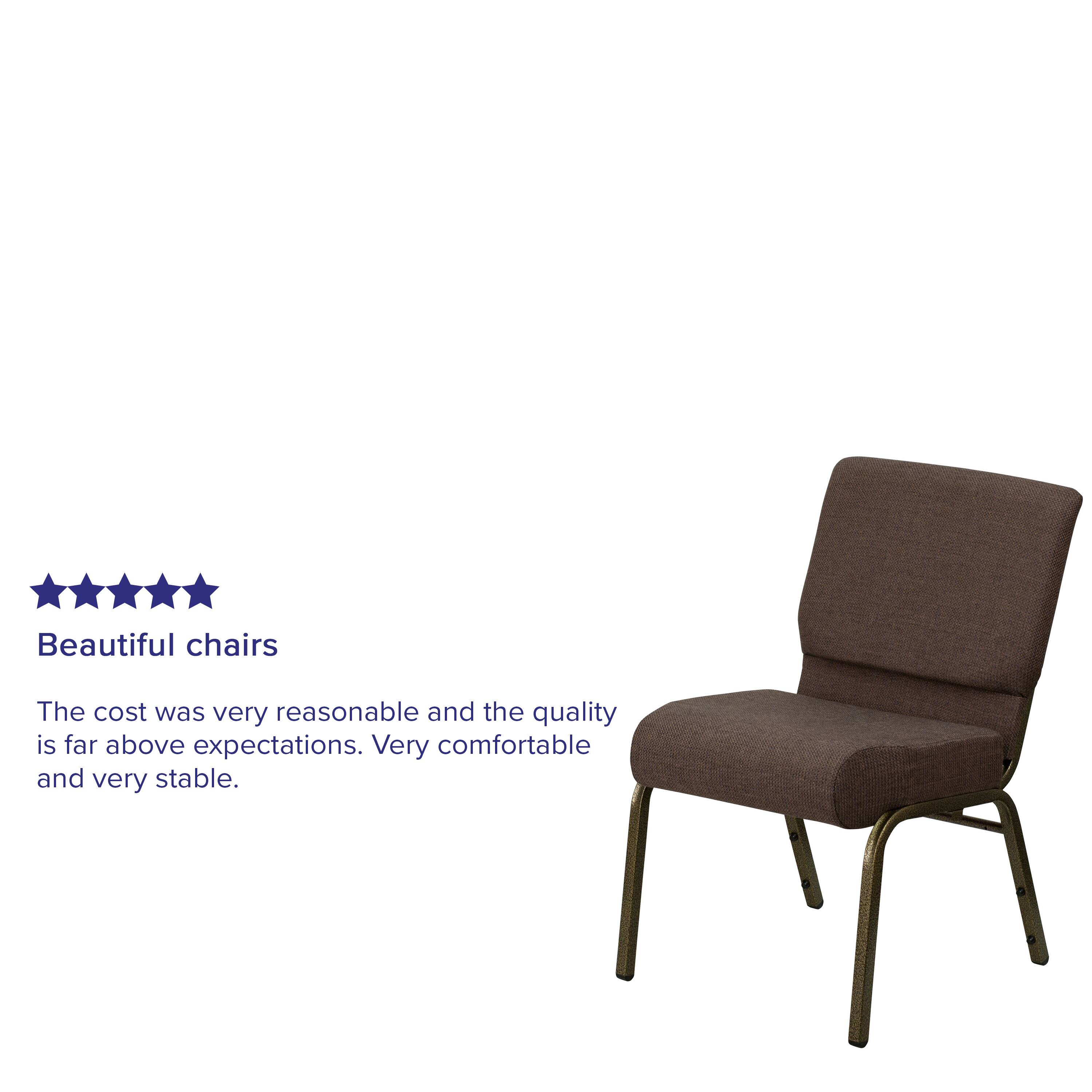 Beautiful chairs

The cost was very reasonable and the quality is far above expectations. Very comfortable and very stable.