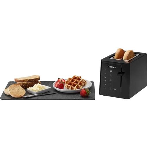 Alt View 11. Cuisinart - T-Series 2-Slice Wide-Slot Toaster - Black.