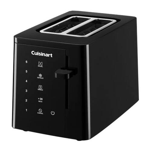 Alt View 12. Cuisinart - T-Series 2-Slice Wide-Slot Toaster - Black.