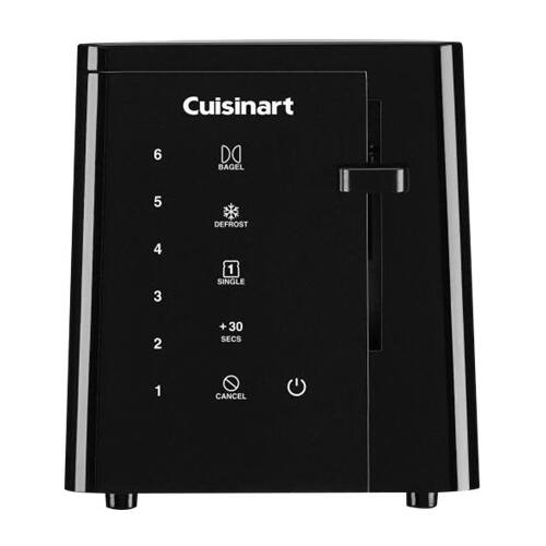 Alt View 13. Cuisinart - T-Series 2-Slice Wide-Slot Toaster - Black.