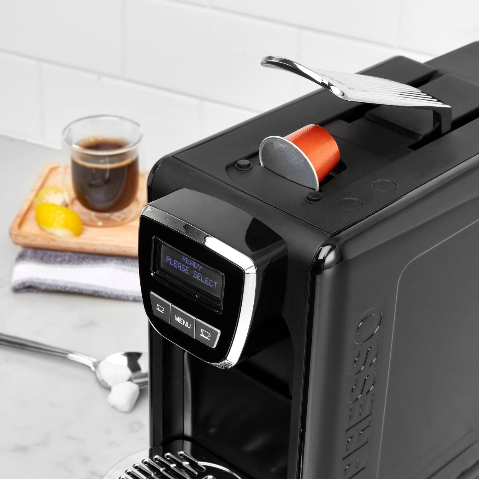 Alt View 13. Cuisinart - Cuisinart Espresso Defined Espresso Maker - Black & Stainless.