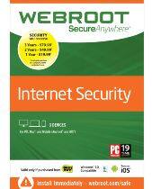  Webroot - Internet Security + Antivirus 2018 (3-Device) (2-Year Subscription)