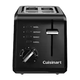 Cuisinart - Classic 2-Slice Wide-Slot Toaster - Black