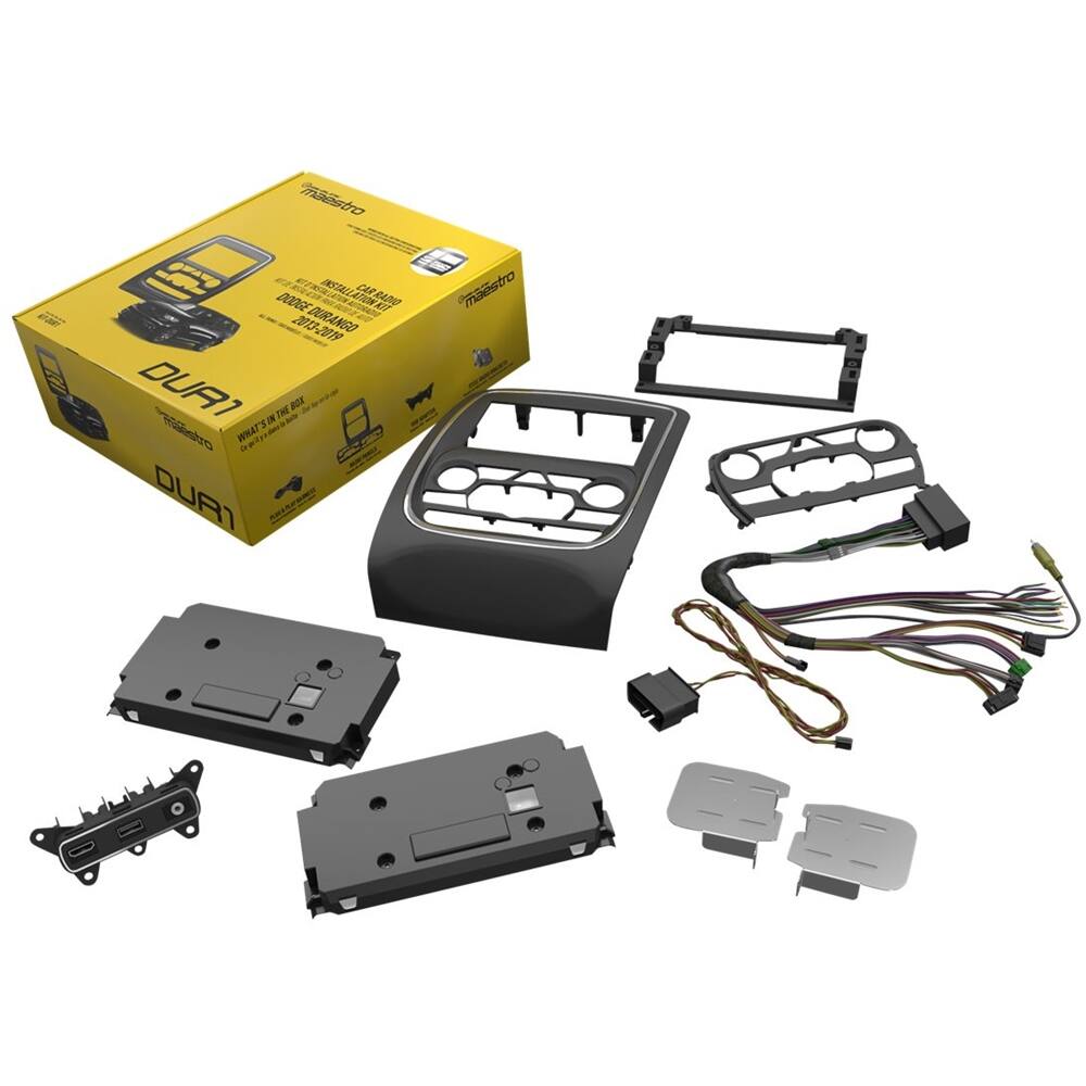 Alt View 12. Maestro - Dash Kit for Select 2014-2017 Dodge Durango DIN DDIN - Black.