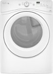 Front. Whirlpool - Duet 7.3 Cu. Ft. 6-Cycle Gas Dryer - White.