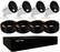 Alt View 15. Night Owl - 16 Channel 4 Camera 1080p HD Indoor/Outdoor Wired DVR Surveillance System with 1TB Hard Drive - Black/White.