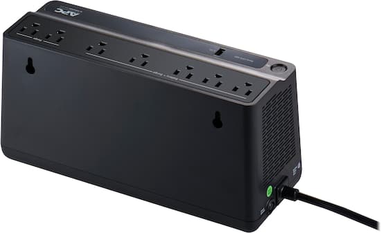 APC - Back-UPS 650VA 7-Outlet/1-USB Battery Back-Up and Surge Protector -  Black