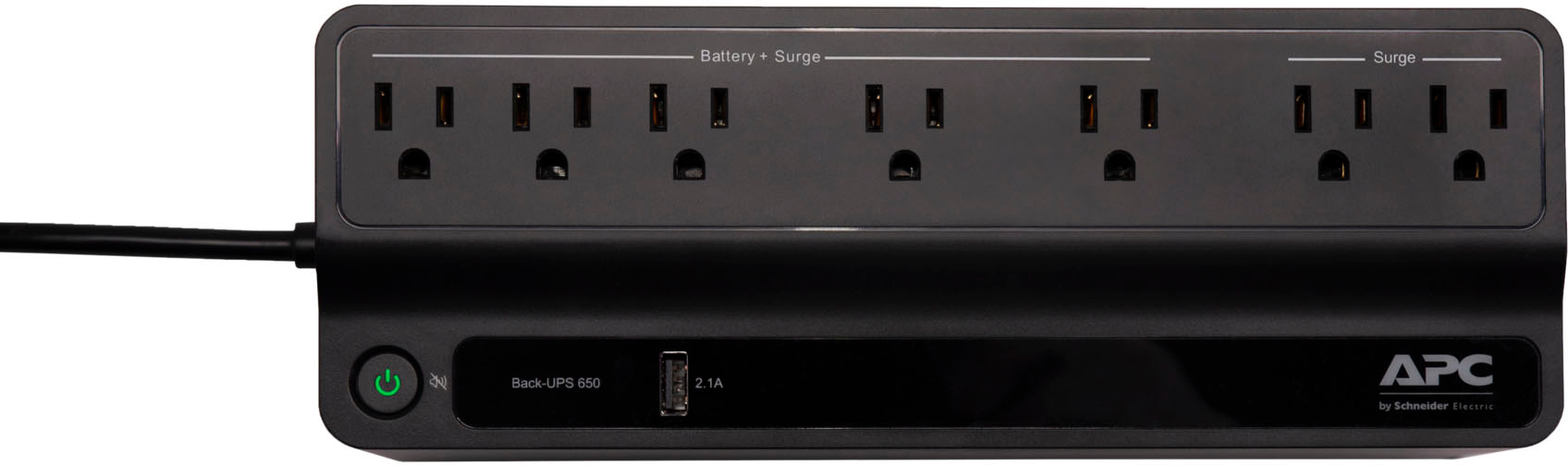 Hors ligne- APC APC Back-UPS 650VA 230V 1 port de charge USB USV Veille 0,65 kV 