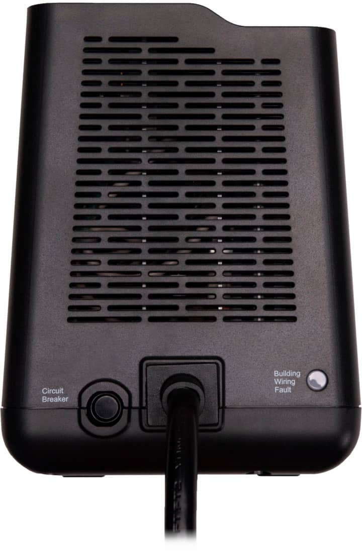 Alt View 14. APC - Back-UPS 650VA, 120V,1 USB Charging Port, Retail - Black.