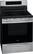Left. Frigidaire - Gallery 5.4 Cu. Ft. Freestanding Electric Induction Air Fry Range with Self and Steam Clean - Smudge-Proof® Stainless Steel.