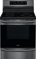 Frigidaire - Gallery 5.4 Cu. Ft. Freestanding Electric Induction Range Air Fry with Self and Steam Clean - Front_Zoom