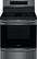Front. Frigidaire - Gallery 5.4 Cu. Ft. Freestanding Electric Induction Air Fry Range with Self and Steam Clean - Black Stainless Steel.