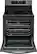 Alt View 12. Frigidaire - Gallery 5.4 Cu. Ft. Freestanding Electric Induction Air Fry Range with Self and Steam Clean - Black Stainless Steel.