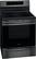 Alt View 15. Frigidaire - Gallery 5.4 Cu. Ft. Freestanding Electric Induction Air Fry Range with Self and Steam Clean - Black Stainless Steel.