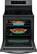 Alt View 16. Frigidaire - Gallery 5.4 Cu. Ft. Freestanding Electric Induction Air Fry Range with Self and Steam Clean - Black Stainless Steel.