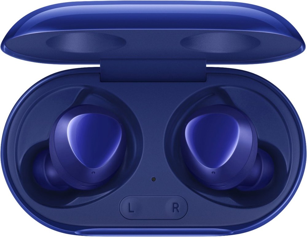 Zoom in on Alt View Zoom 12. Samsung - Galaxy Buds+ True Wireless Earbud Headphones - Aura Blue.