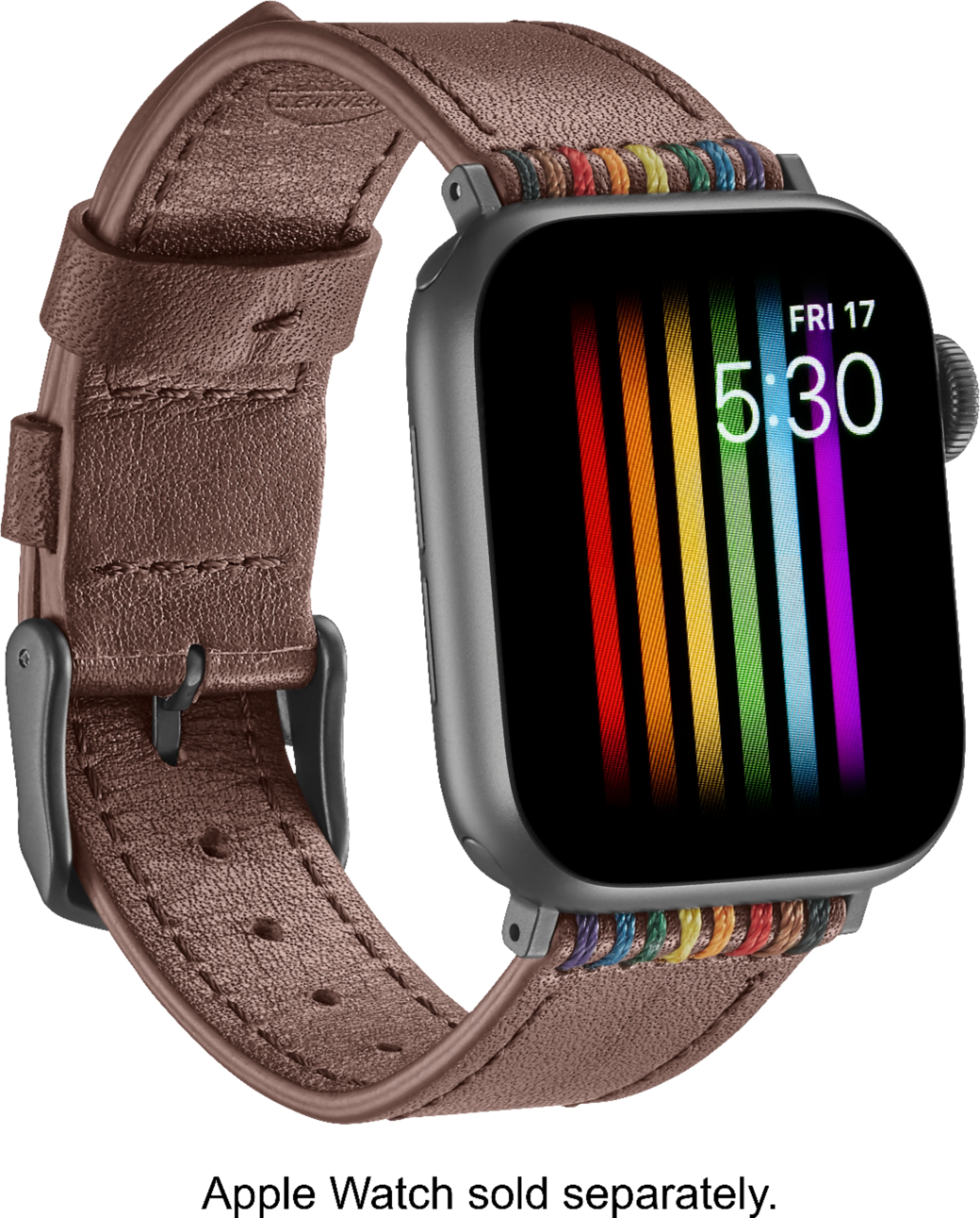 Best Buy: Platinum™ Pride Edition Horween Leather Band for Apple