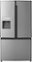 Insignia™ - 20.1 Cu. Ft. French Door Counter-Depth Refrigerator with Water Dispenser - Stainless steel
