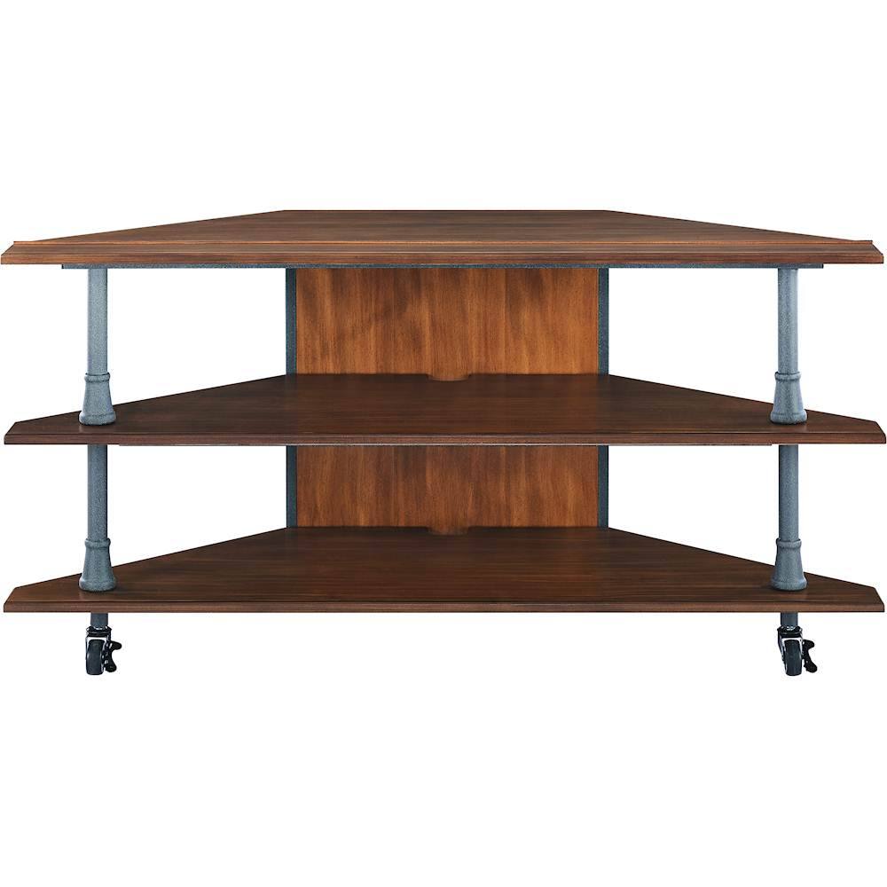 Best Buy SEI Pindry Corner Media Stand for Most TVs Up to 50" Dark