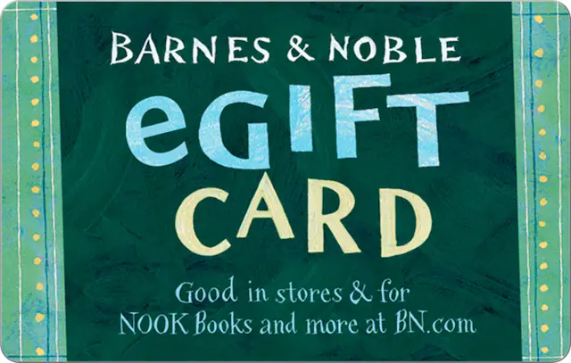 Front. Barnes & Noble - $25 Gift Card.