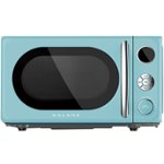  Galanz GLCMKA07BER-07 Retro Microwave Oven, LED Lighting, Pull  Handle Design, Child Lock, Bebop Blue, 0.7 cu ft : Home & Kitchen