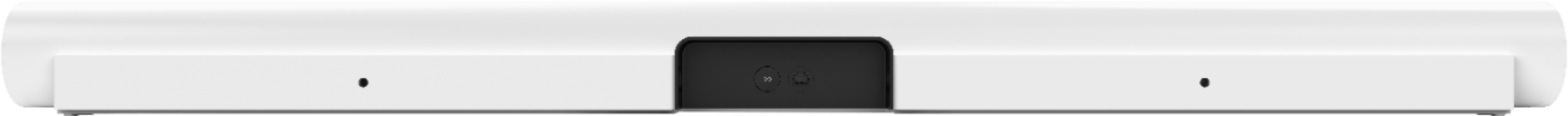 Back View: Sonos - Arc Soundbar with Dolby Atmos, Google Assistant and Amazon Alexa - White