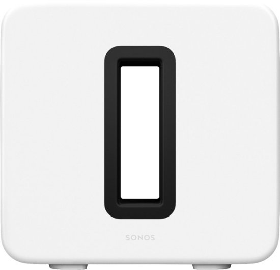 Front Zoom. Sonos - Sub (Gen 3) Wireless Subwoofer - White.
