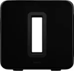 Front. Sonos - SONOS SUB (GEN3) - Black.