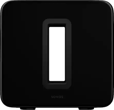 Front. Sonos - SONOS SUB (GEN3) - Black.