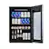 Alt View 14. NewAir - 125-Can Beverage Cooler with Glass Door, Party and Turbo Modes, Cools to 23F, Digital Controls, Adjustable Shelves - Black.