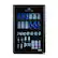 Angle. NewAir - 125-Can Beverage Cooler with Glass Door, Party and Turbo Modes, Cools to 23F, Digital Controls, Adjustable Shelves - Black.