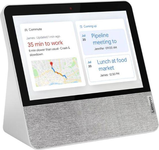 Alt View 17. Lenovo - 7" Smart Display with Google Assistant - Blizzard White.
