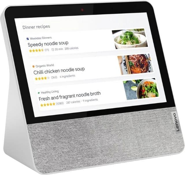 Alt View 18. Lenovo - 7" Smart Display with Google Assistant - Blizzard White.