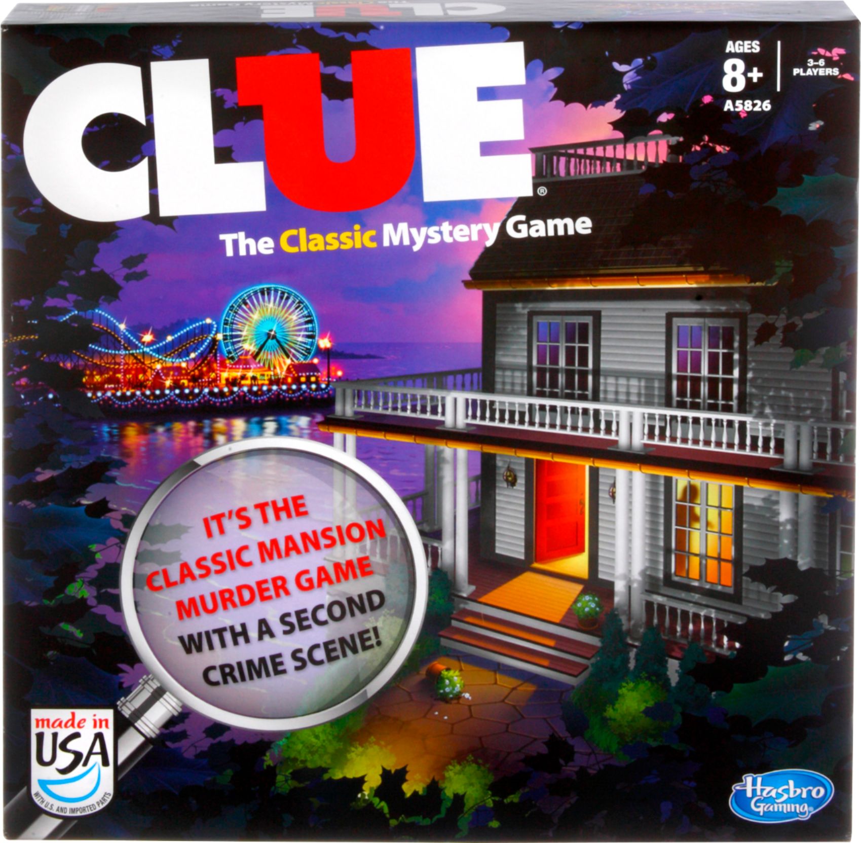 Cluedo Classic murder mystery game for three to six players on a