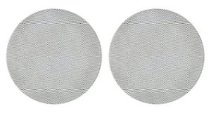 Sonance - GRILLE PS-C63/P63 WHITE - Professional Series 6" Round Replacement Grille for Select Speakers (2-Pack) - Paintable White - Front_Zoom
