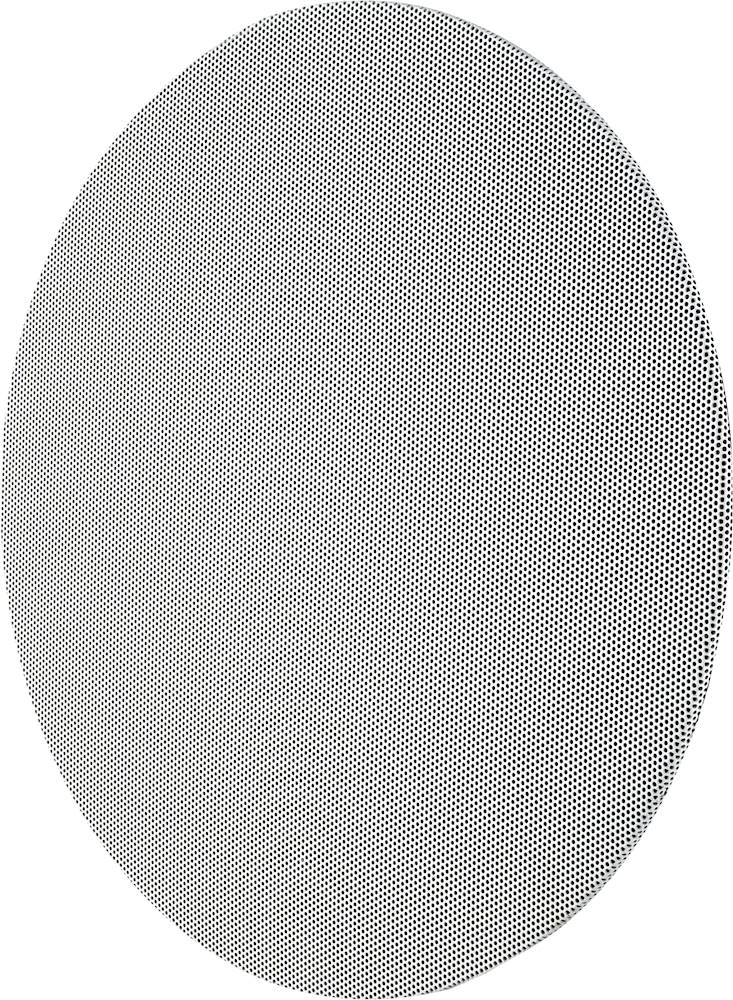 Left View: Sonance - Professional Series 8" Round Replacement Grille (2-Pack) - Paintable White