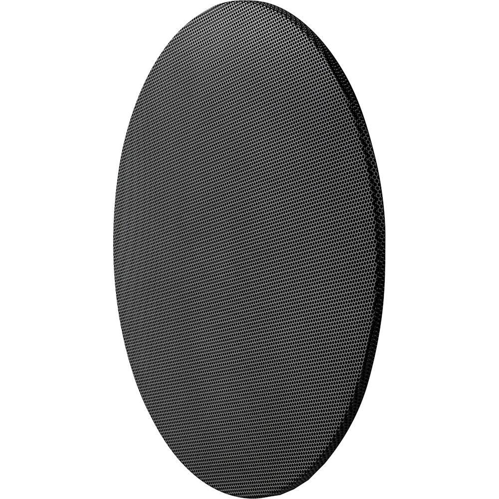 Left. Sonance - Professional Series 6" Round Replacement Grille (2-Pack) - Paintable Black.