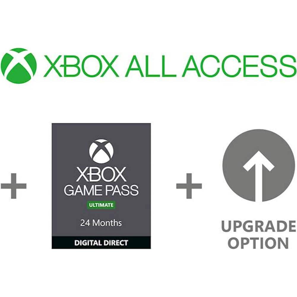 Front. Microsoft - 24mo Xbox Game Pass Ultimate membership - Xbox All Access.