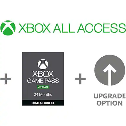 Front. Microsoft - 24mo Xbox Game Pass Ultimate membership - Xbox All Access.