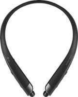 LG - Geek Squad Certified Refurbished TONE PLATINUM+ Bluetooth Headset - Black - Front_Zoom