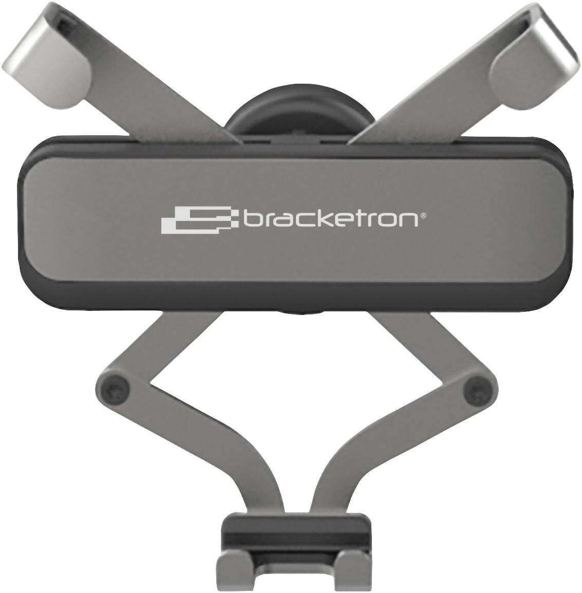 Angle. Bracketron - AutoGrip Clamp Mount for Most Cell Phones - Black.