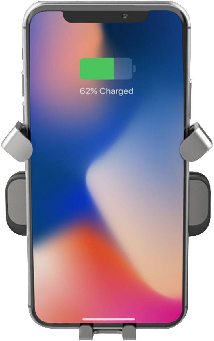 Left. Bracketron - AutoGrip Clamp Mount for Most Cell Phones - Black.