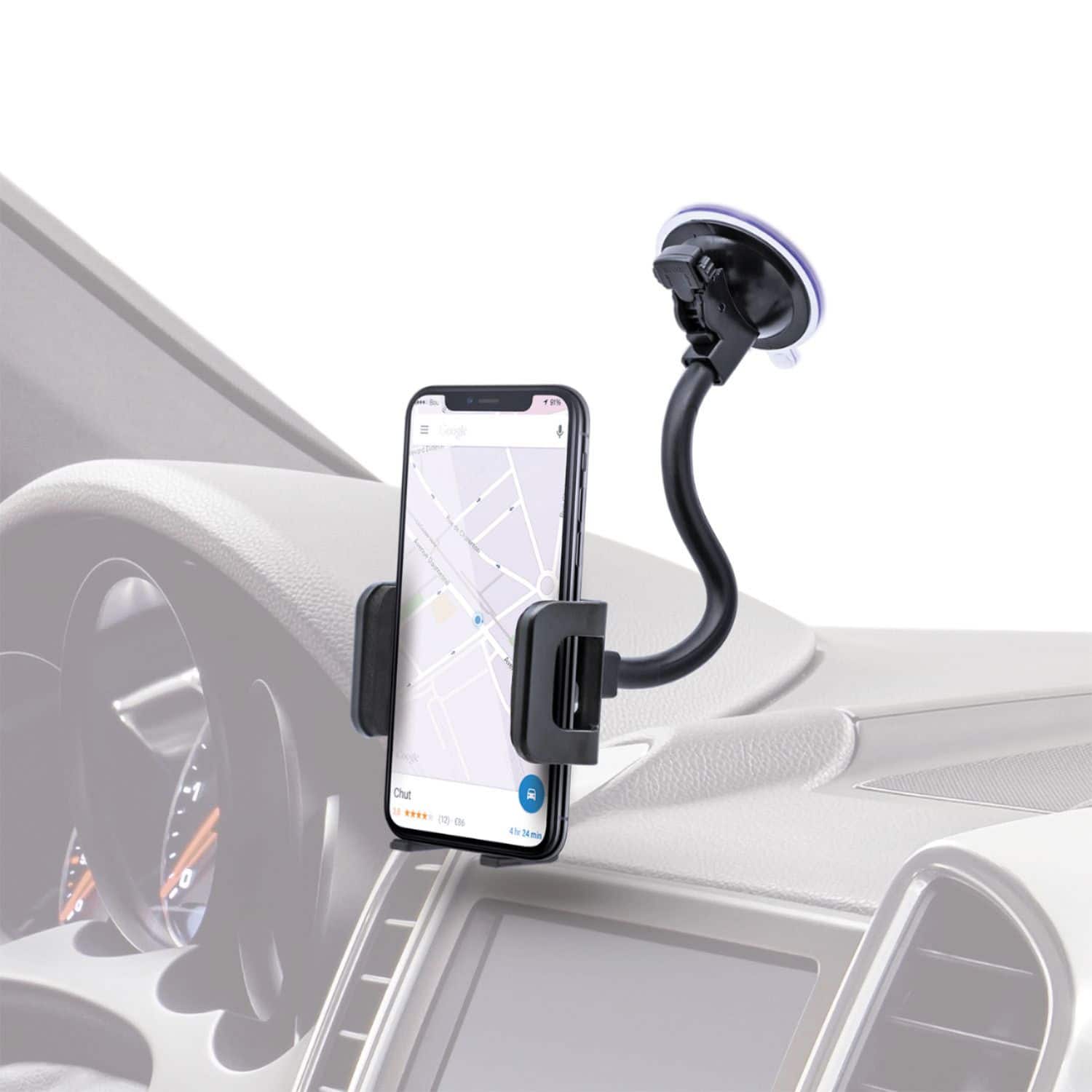 Alt View 14. Bracketron - TripGrip Window & Vent Mount for Most Cell Phones - Black.