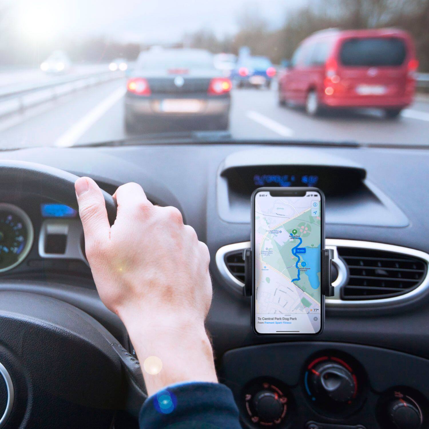 Alt View 15. Bracketron - TripGrip Window & Vent Mount for Most Cell Phones - Black.