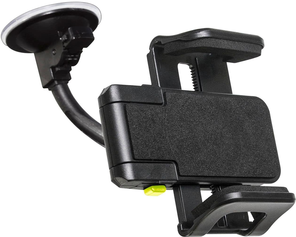 Left. Bracketron - TripGrip Window & Vent Mount for Most Cell Phones - Black.