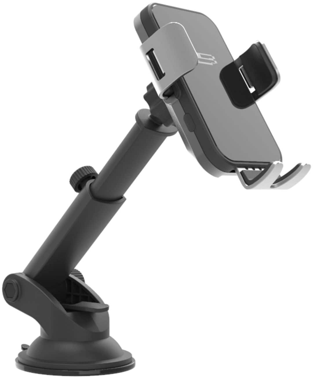 Alt View 11. Bracketron - PwrUp Qi Automatic Dash / Window / Vent Mount for Most Cell Phones - Black.