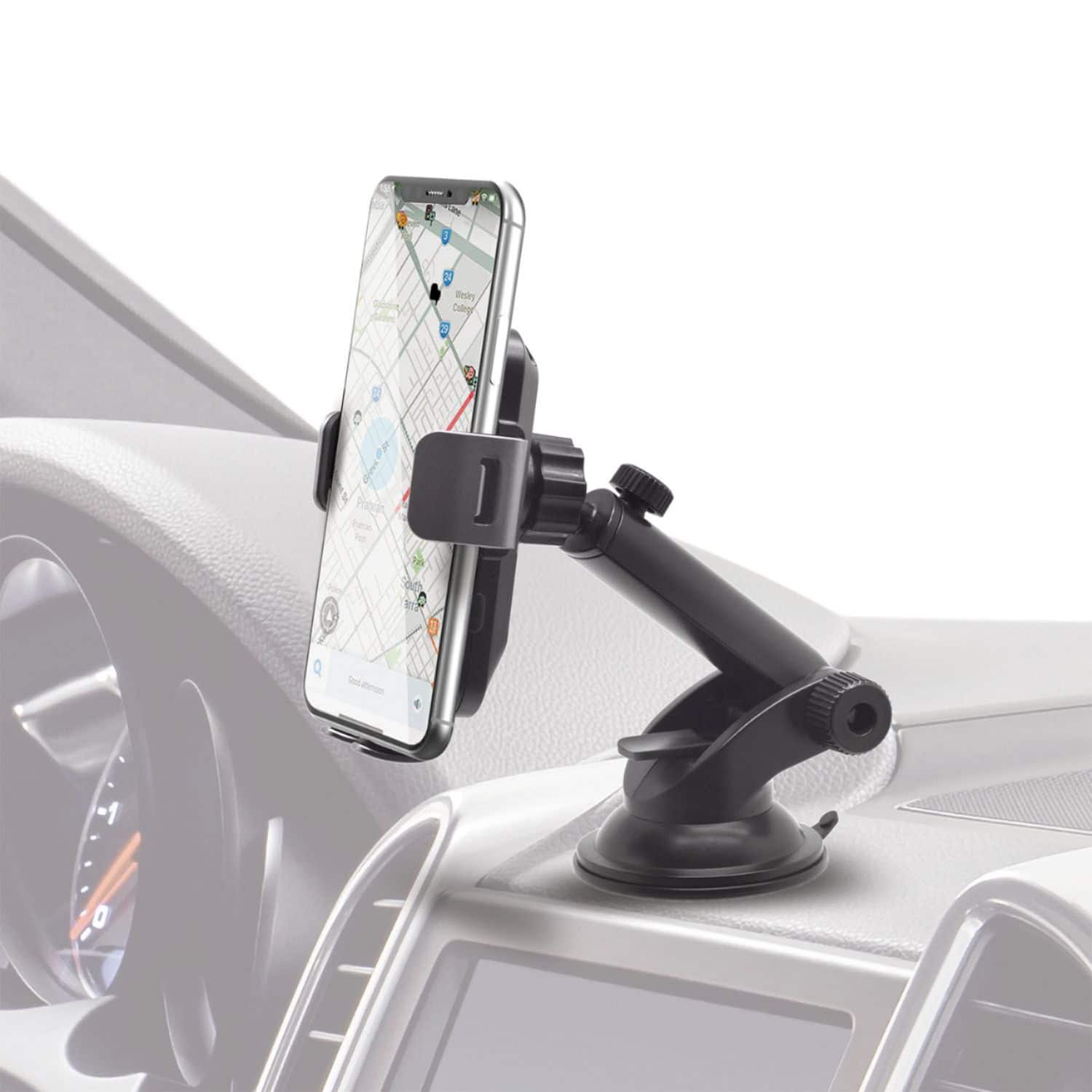 Alt View 16. Bracketron - PwrUp Qi Automatic Dash / Window / Vent Mount for Most Cell Phones - Black.