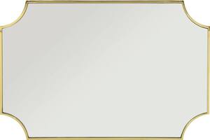 Noble House - Higgins Wall Mirror - Gold - Angle_Zoom